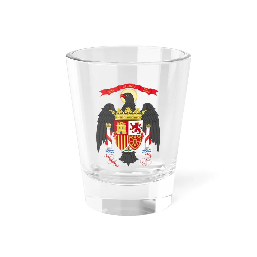 Lesser Coat of Arms of Spain (1977-1981) - Shot Glass 1.5oz 1.5oz - Go Mug Yourself