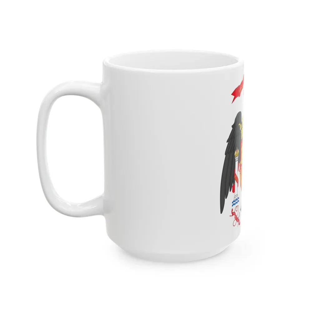 Lesser Coat of Arms of Spain (1977-1981) - White Coffee Mug-Go Mug Yourself