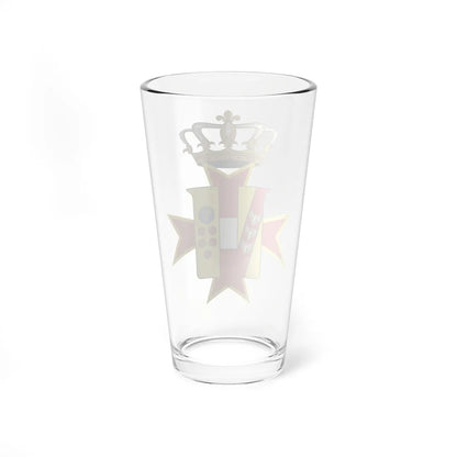 Lesser Coat of arms of the Grand Duchy of Tuscany Habsburg-Lorraine (Italy) (Coat of Arms) Pint Glass 16oz - Go Mug Yourself