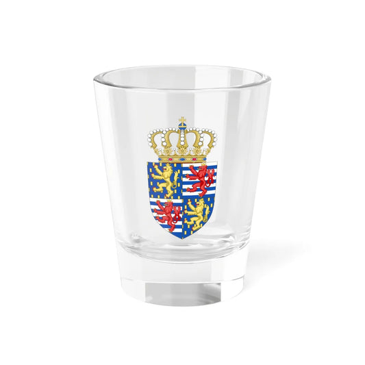 Lesser coat of arms of the Grand Duke of Luxembourg 1898-2000 (Luxembourg) (Coat of Arms) Shot Glass 1.5oz 1.5oz - Go Mug Yourself