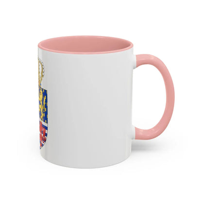 Lesser coat of arms of the Grand Duke of Luxembourg (2000) - Accent Coffee Mug - Go Mug Yourself