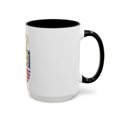 Lesser coat of arms of the Grand Duke of Luxembourg (2000) - Accent Coffee Mug - Go Mug Yourself