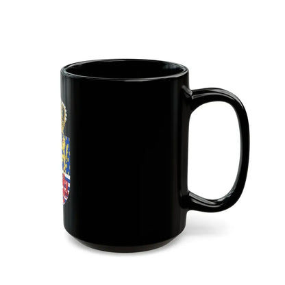 Lesser coat of arms of the Grand Duke of Luxembourg (2000) - Black Coffee Mug - Go Mug Yourself