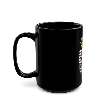 Lesser coat of arms of the Grand Duke of Luxembourg (2000) - Black Coffee Mug - Go Mug Yourself