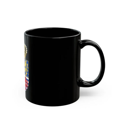 Lesser coat of arms of the Grand Duke of Luxembourg (2000) - Black Coffee Mug-Go Mug Yourself