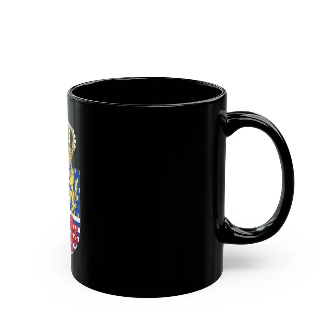 Lesser coat of arms of the Grand Duke of Luxembourg (2000) - Black Coffee Mug - Go Mug Yourself