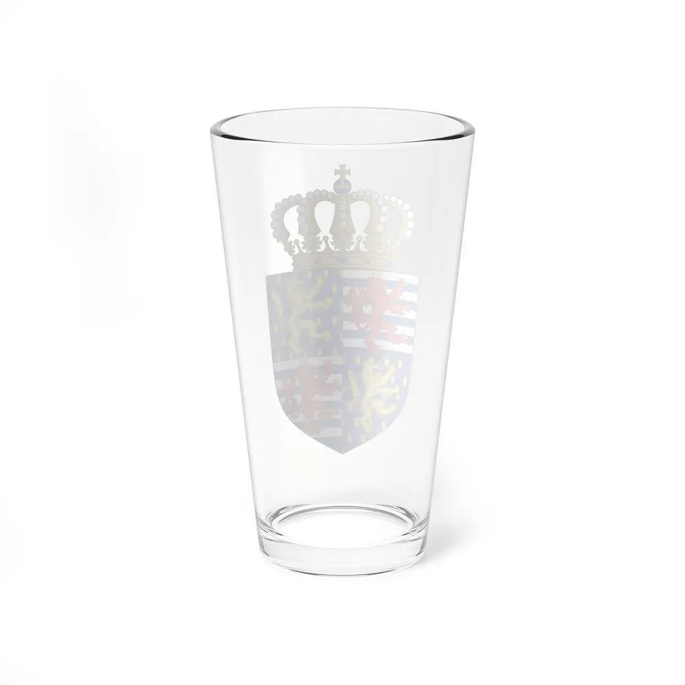 Lesser coat of arms of the Grand Duke of Luxembourg (2000) - Pint Glass 16oz-Go Mug Yourself