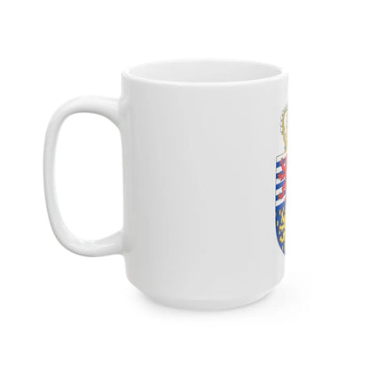 Lesser coat of arms of the Grand Duke of Luxembourg (2000) - White Coffee Mug-Go Mug Yourself