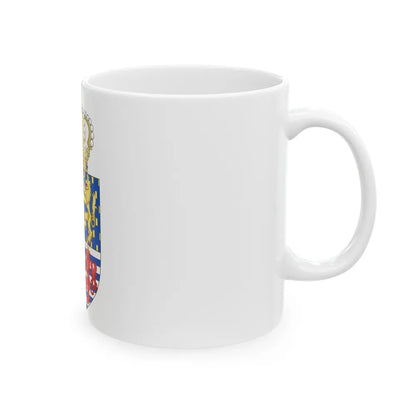 Lesser coat of arms of the Grand Duke of Luxembourg (2000) - White Coffee Mug-Go Mug Yourself