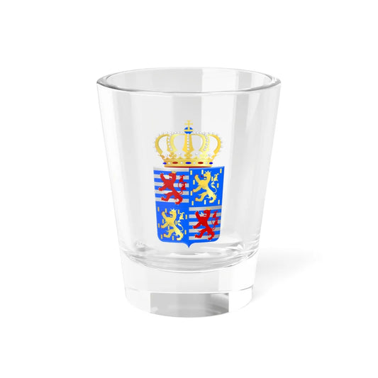 Lesser coat of arms of the grand-duke of Luxembourg since 2000 (Luxembourg) (Coat of Arms) Shot Glass 1.5oz 1.5oz - Go Mug Yourself