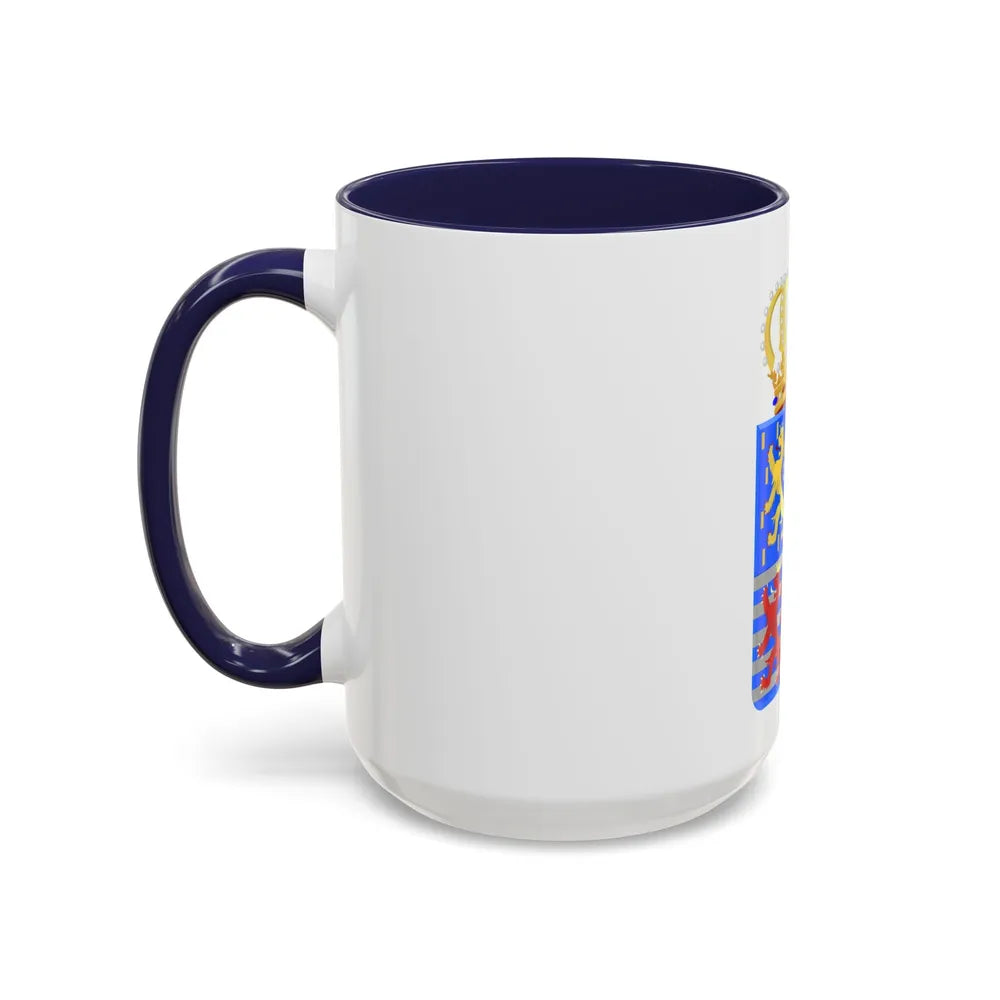 Lesser coat of arms of the Grand Dukes of Luxembourg prior to 2000 - Accent Coffee Mug - Go Mug Yourself