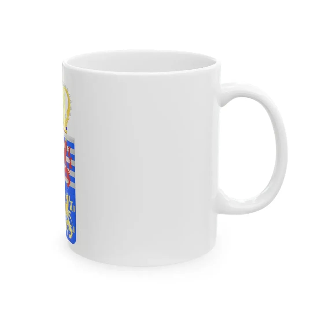 Lesser coat of arms of the Grand Dukes of Luxembourg prior to 2000 - White Coffee Mug - Go Mug Yourself