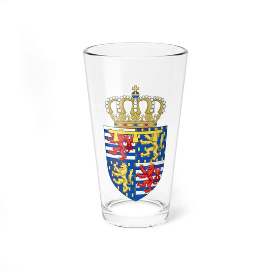 Lesser coat of arms of the Hereditary Grand Duke of Luxembourg (2000) - Pint Glass 16oz-16oz-Go Mug Yourself