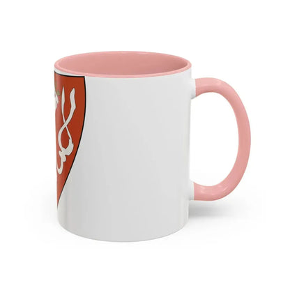 Lesser coat of arms of the Kingdom of Bohemia (Wenceslaus II of Bohemia) - Accent Coffee Mug - Go Mug Yourself