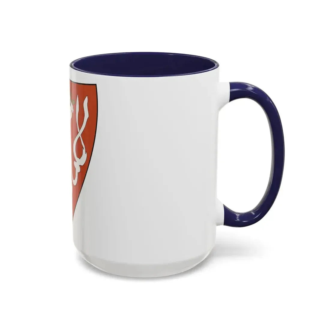 Lesser coat of arms of the Kingdom of Bohemia (Wenceslaus II of Bohemia) - Accent Coffee Mug - Go Mug Yourself