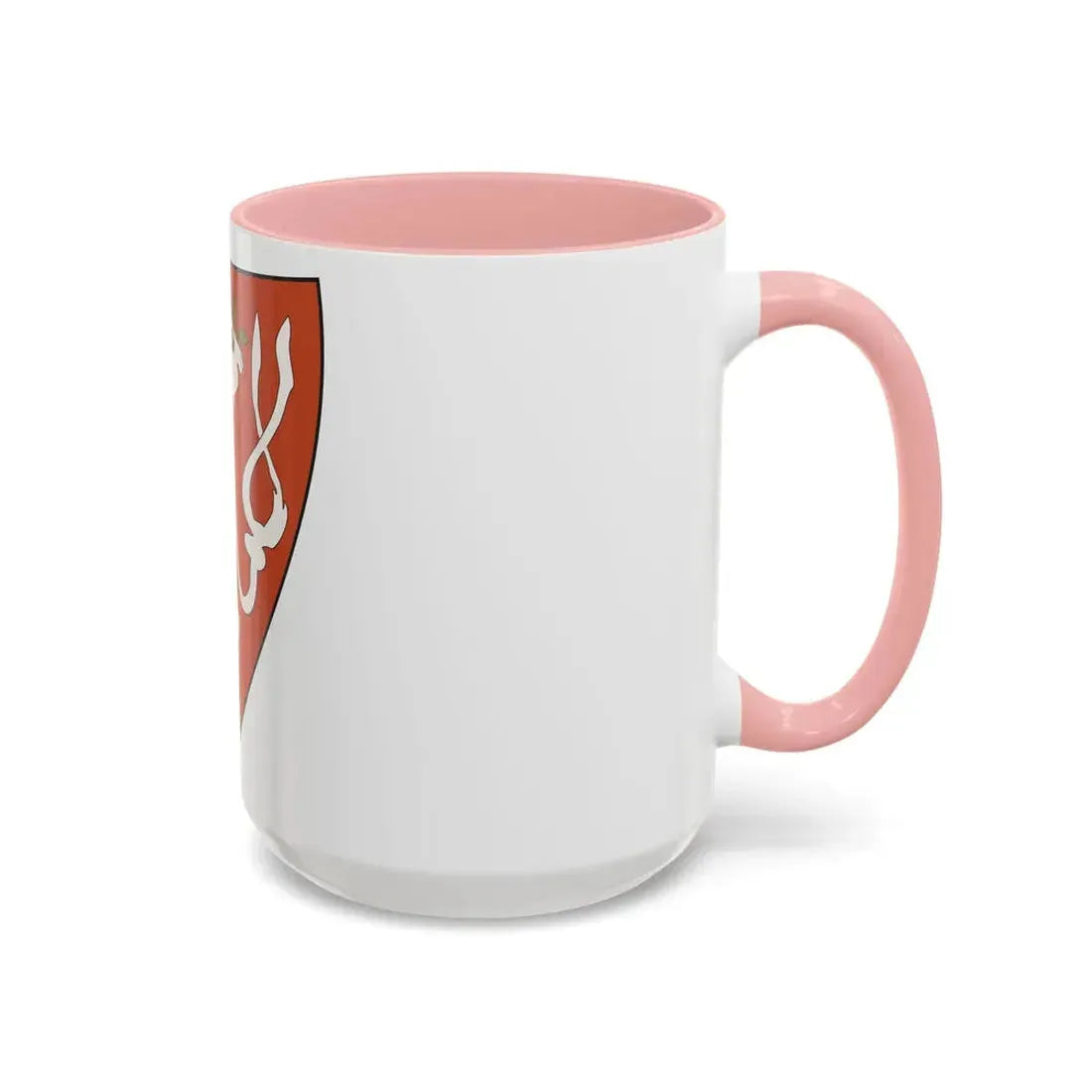 Lesser coat of arms of the Kingdom of Bohemia (Wenceslaus II of Bohemia) - Accent Coffee Mug - Go Mug Yourself