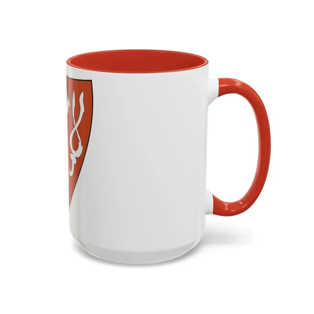 Lesser coat of arms of the Kingdom of Bohemia (Wenceslaus II of Bohemia) - Accent Coffee Mug - Go Mug Yourself