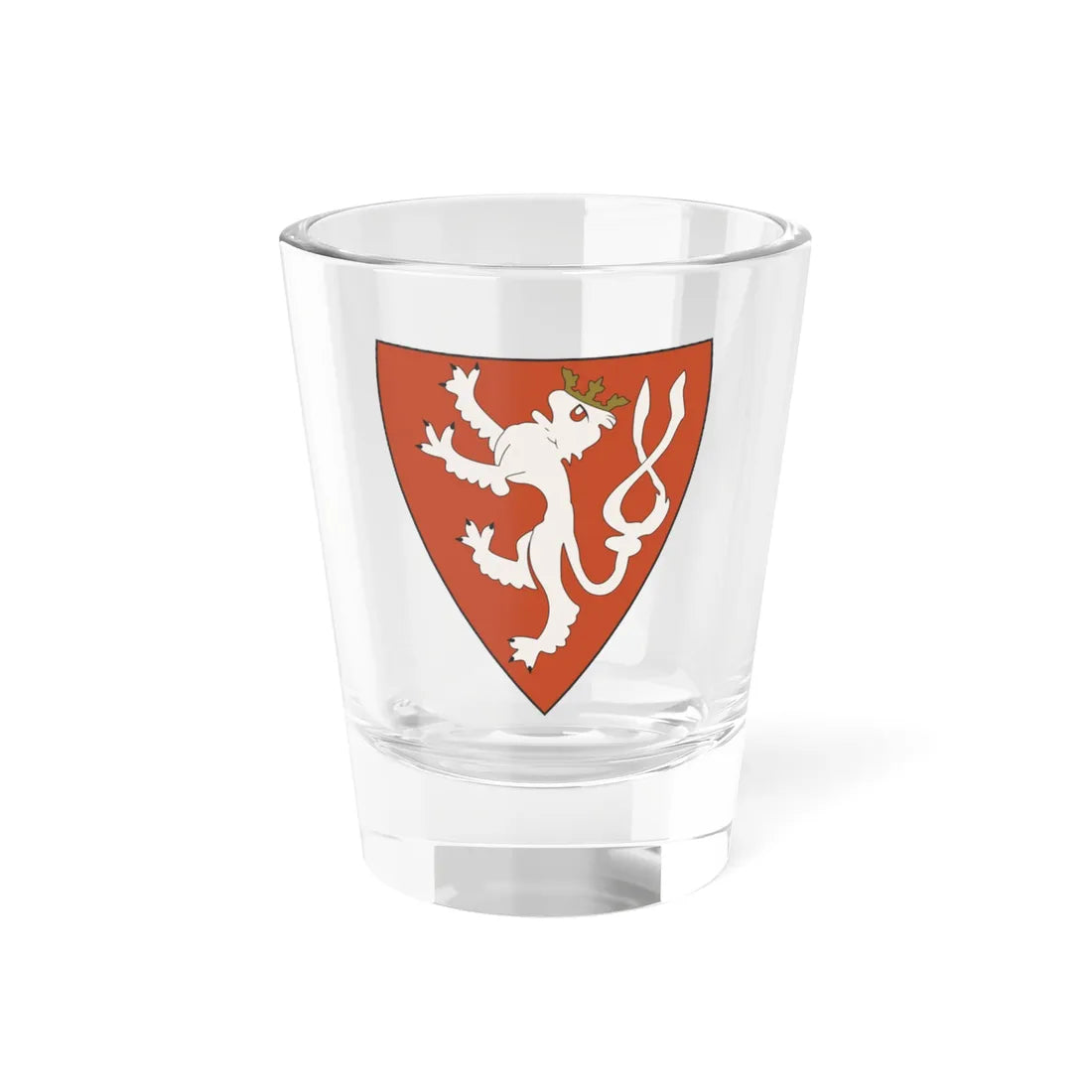 Lesser coat of arms of the Kingdom of Bohemia Wenceslaus II of Bohemia (Czech Republic) (Coat of Arms) Shot Glass 1.5oz 1.5oz - Go Mug Yourself
