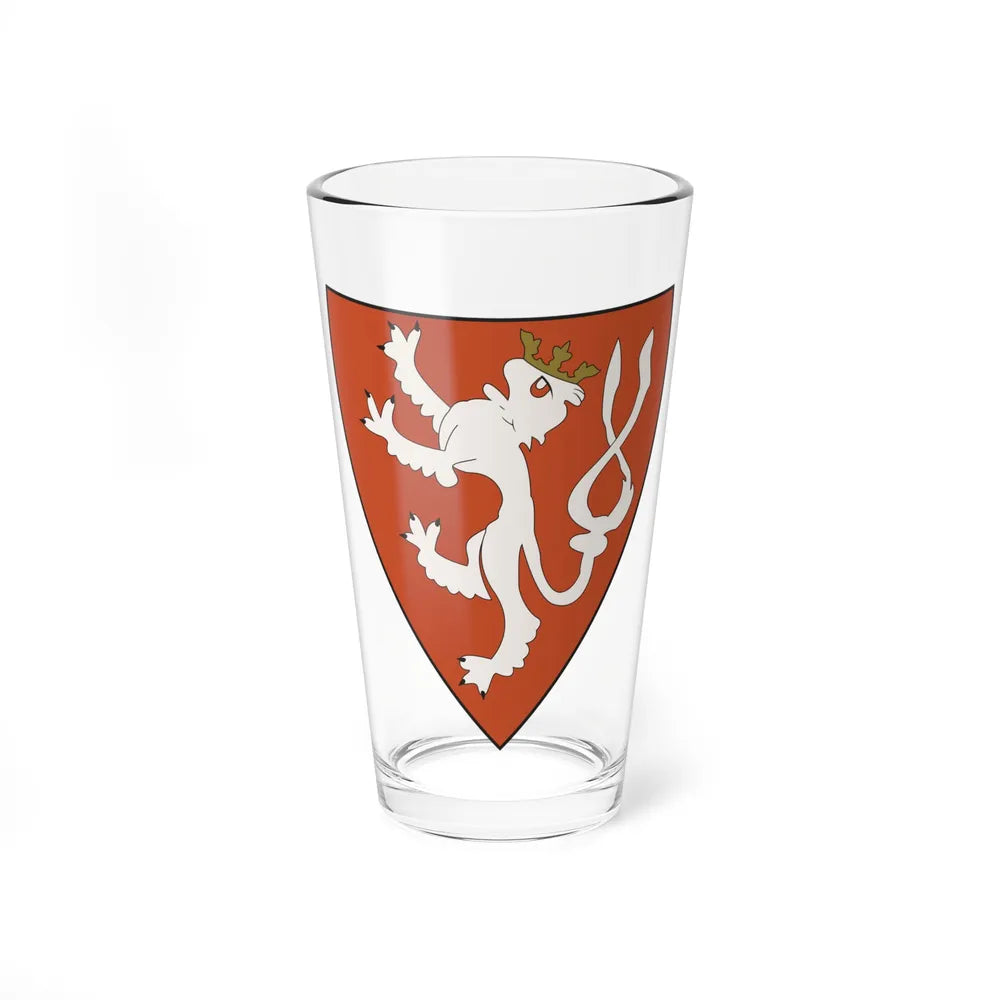 Lesser coat of arms of the Kingdom of Bohemia (Wenceslaus II of Bohemia) - Pint Glass 16oz-16oz-Go Mug Yourself