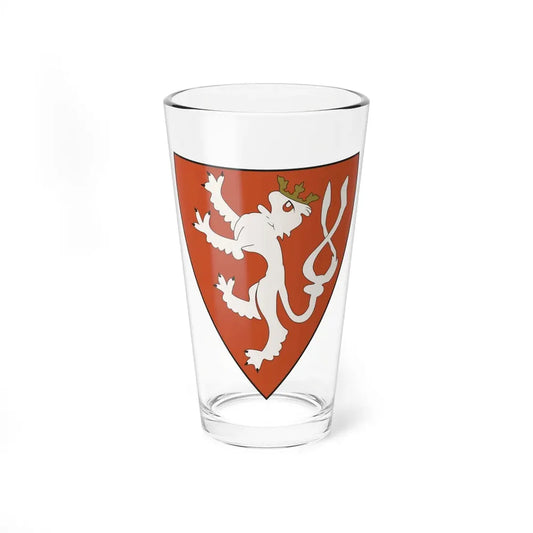 Lesser coat of arms of the Kingdom of Bohemia (Wenceslaus II of Bohemia) - Pint Glass 16oz 16oz - Go Mug Yourself