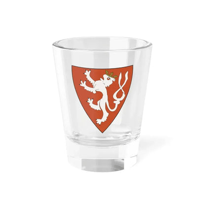 Lesser coat of arms of the Kingdom of Bohemia (Wenceslaus II of Bohemia) - Shot Glass 1.5oz 1.5oz - Go Mug Yourself