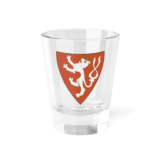 Lesser coat of arms of the Kingdom of Bohemia (Wenceslaus II of Bohemia) - Shot Glass 1.5oz 1.5oz - Go Mug Yourself