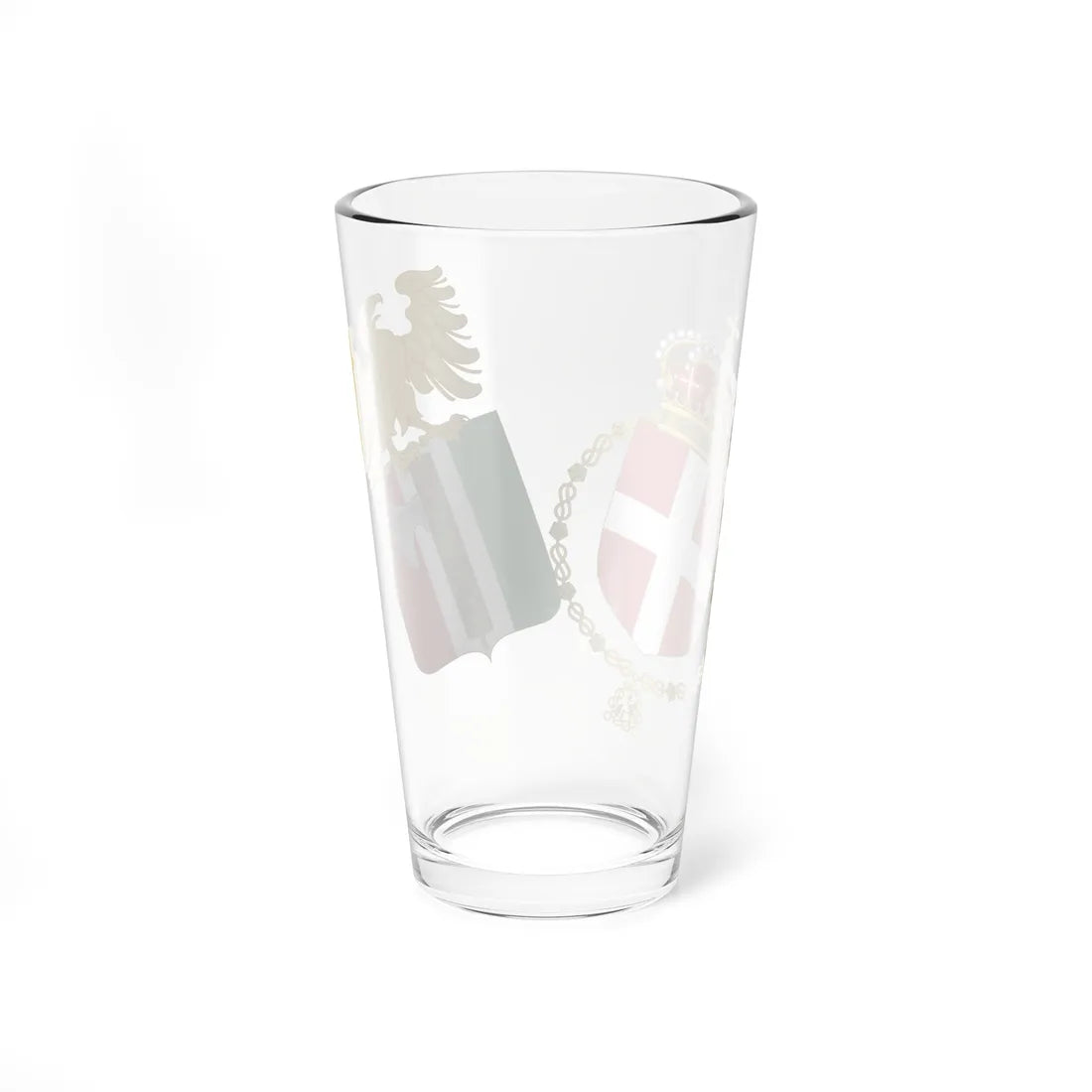 Lesser Coat of Arms of the Kingdom of Italy 1927-1929 (Italy) (Coat of Arms) Pint Glass 16oz - Go Mug Yourself