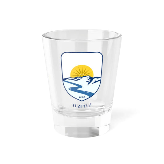 Lesser coat of arms of Tuzi (Montenegro) (Coat of Arms) Shot Glass 1.5oz 1.5oz - Go Mug Yourself
