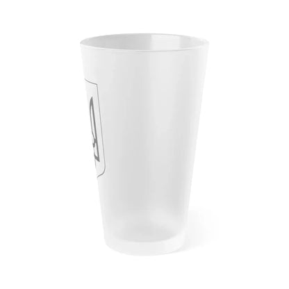 Lesser Coat of Arms of Ukraine 2 - Frosted Pint Glass 16oz - Go Mug Yourself