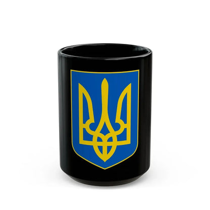 Lesser Coat of Arms of Ukraine - Black Coffee Mug 15oz - Go Mug Yourself