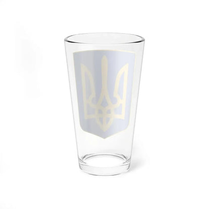 Lesser Coat of Arms of Ukraine - Pint Glass 16oz - Go Mug Yourself