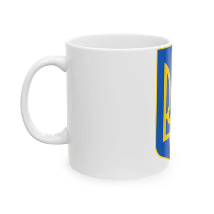 Lesser Coat of Arms of Ukraine - White Coffee Mug-Go Mug Yourself