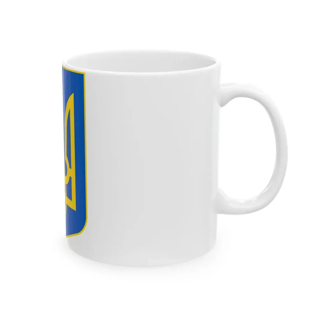 Lesser Coat of Arms of Ukraine - White Coffee Mug - Go Mug Yourself