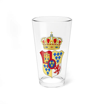 Lesser Ducal Coat of Arms of Parma 1748-1802 (Italy) (Coat of Arms) Pint Glass 16oz 16oz - Go Mug Yourself