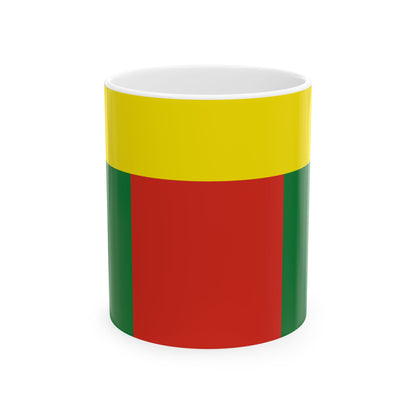 Lesser Flag of Bolivia 1826-1831 (Bolivia) White Coffee Mug-11oz-Go Mug Yourself