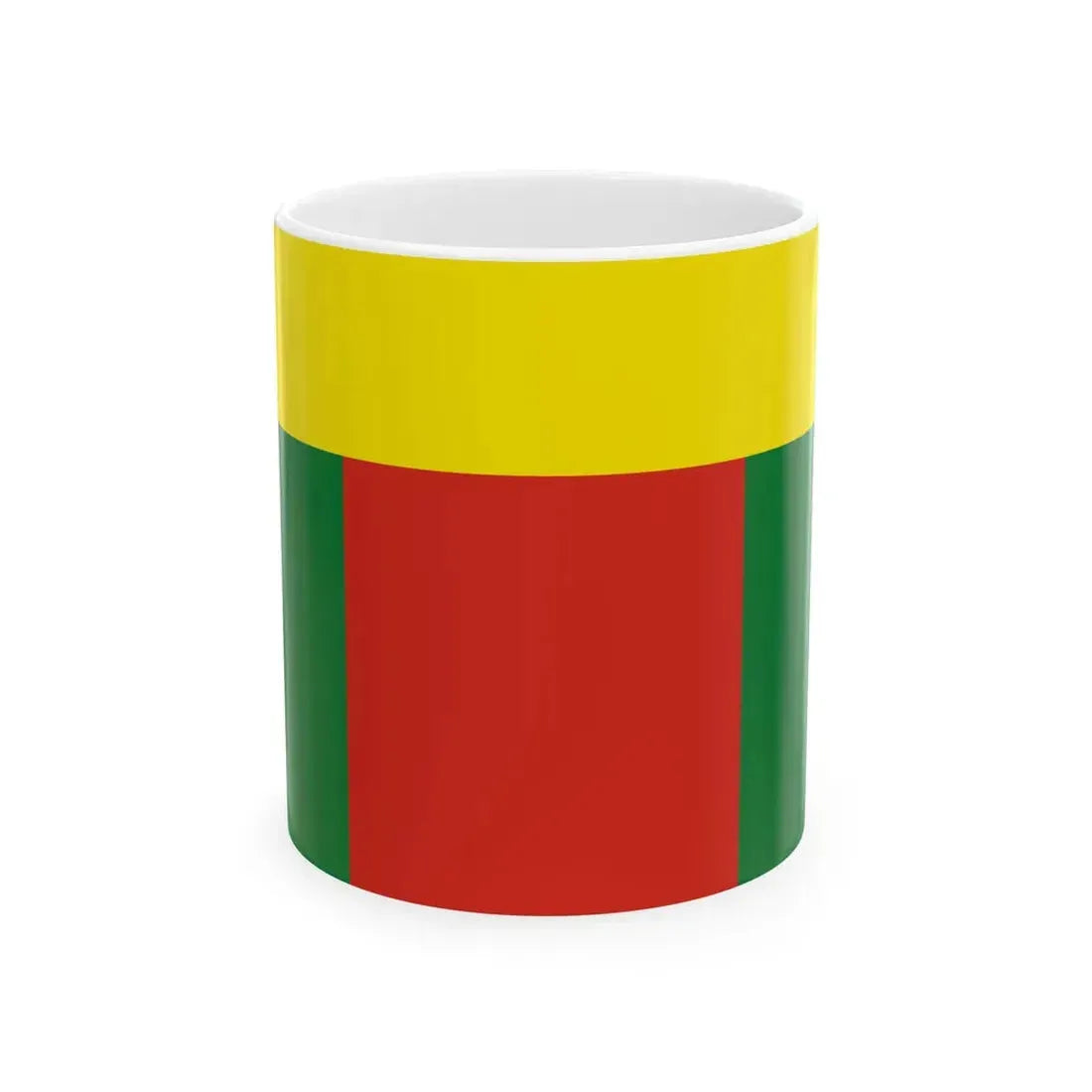 Lesser Flag of Bolivia 1826-1831 (Bolivia) White Coffee Mug 11oz - Go Mug Yourself