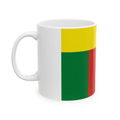 Lesser Flag of Bolivia 1826-1831 (Bolivia) White Coffee Mug-Go Mug Yourself