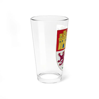 Lesser Royal Arms of the Spanish Monarch c.1504-1700 (Spain) (Coat of Arms) Pint Glass 16oz - Go Mug Yourself