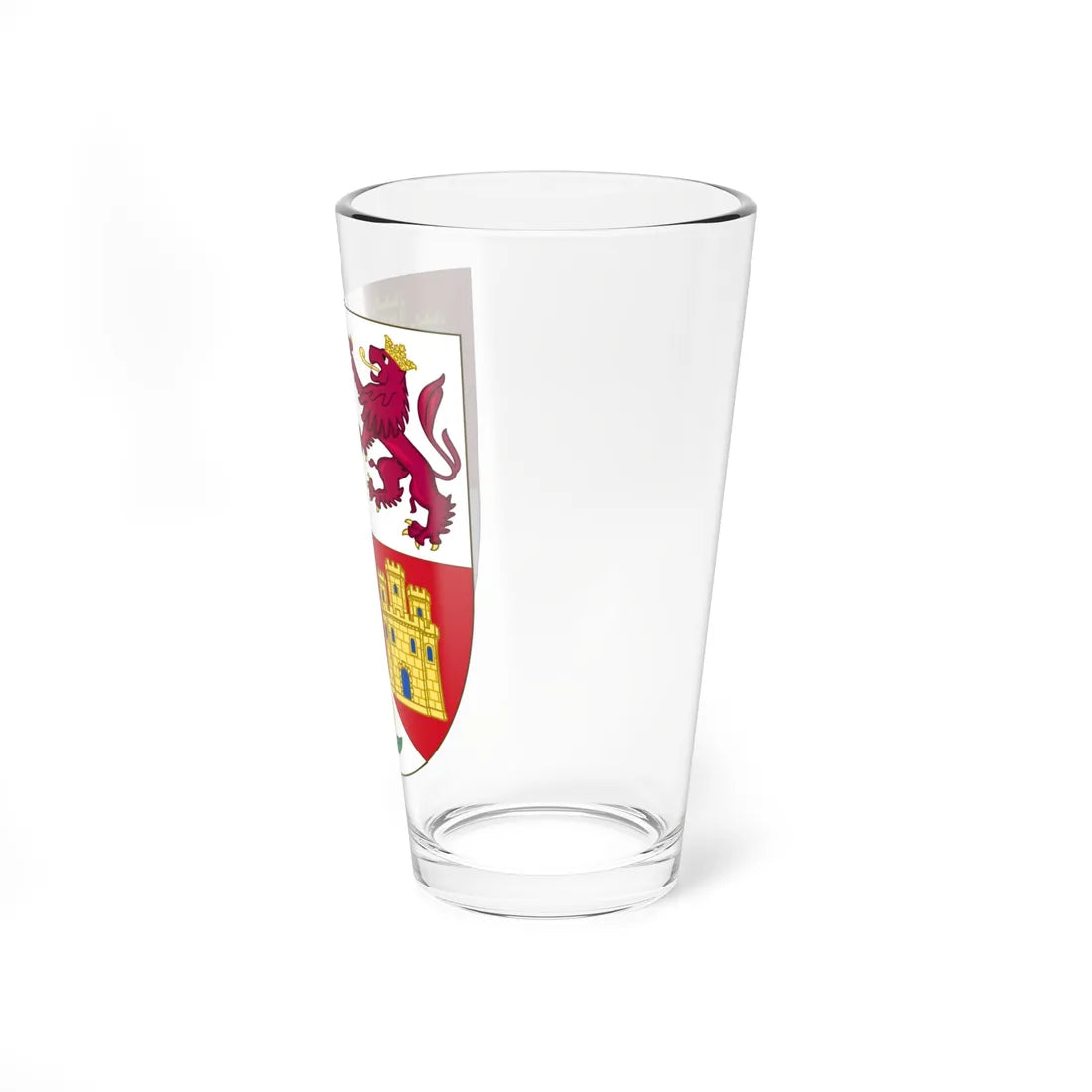 Lesser Royal Arms of the Spanish Monarch c.1504-1700 (Spain) (Coat of Arms) Pint Glass 16oz - Go Mug Yourself