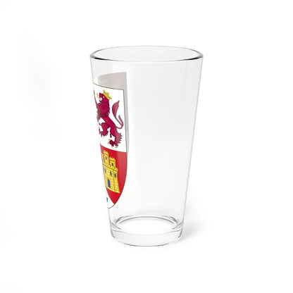 Lesser Royal Arms of the Spanish Monarch c.1504-1700 (Spain) (Coat of Arms) Pint Glass 16oz - Go Mug Yourself