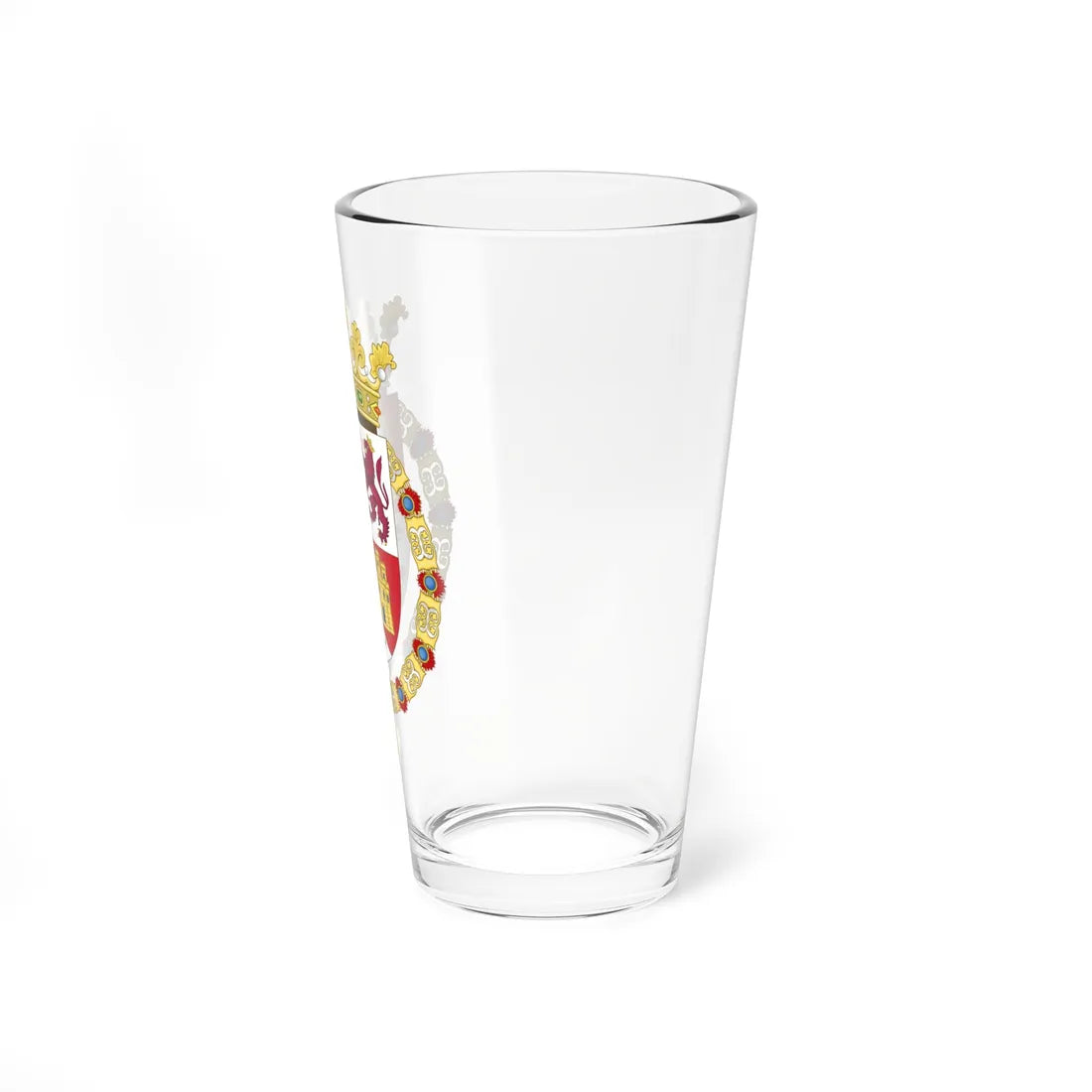 Lesser Royal Coat of Arms of Spain c.1504-1580 (Spain) (Coat of Arms) Pint Glass 16oz - Go Mug Yourself