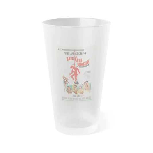 LET'S KILL UNCLE 1966 Movie Poster - Frosted Pint Glass 16oz 16oz Frosted - Go Mug Yourself