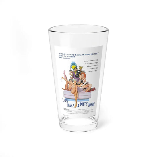 LET'S MAKE A DIRTY MOVIE 1976 Movie Poster - Pint Glass 16oz 16oz - Go Mug Yourself