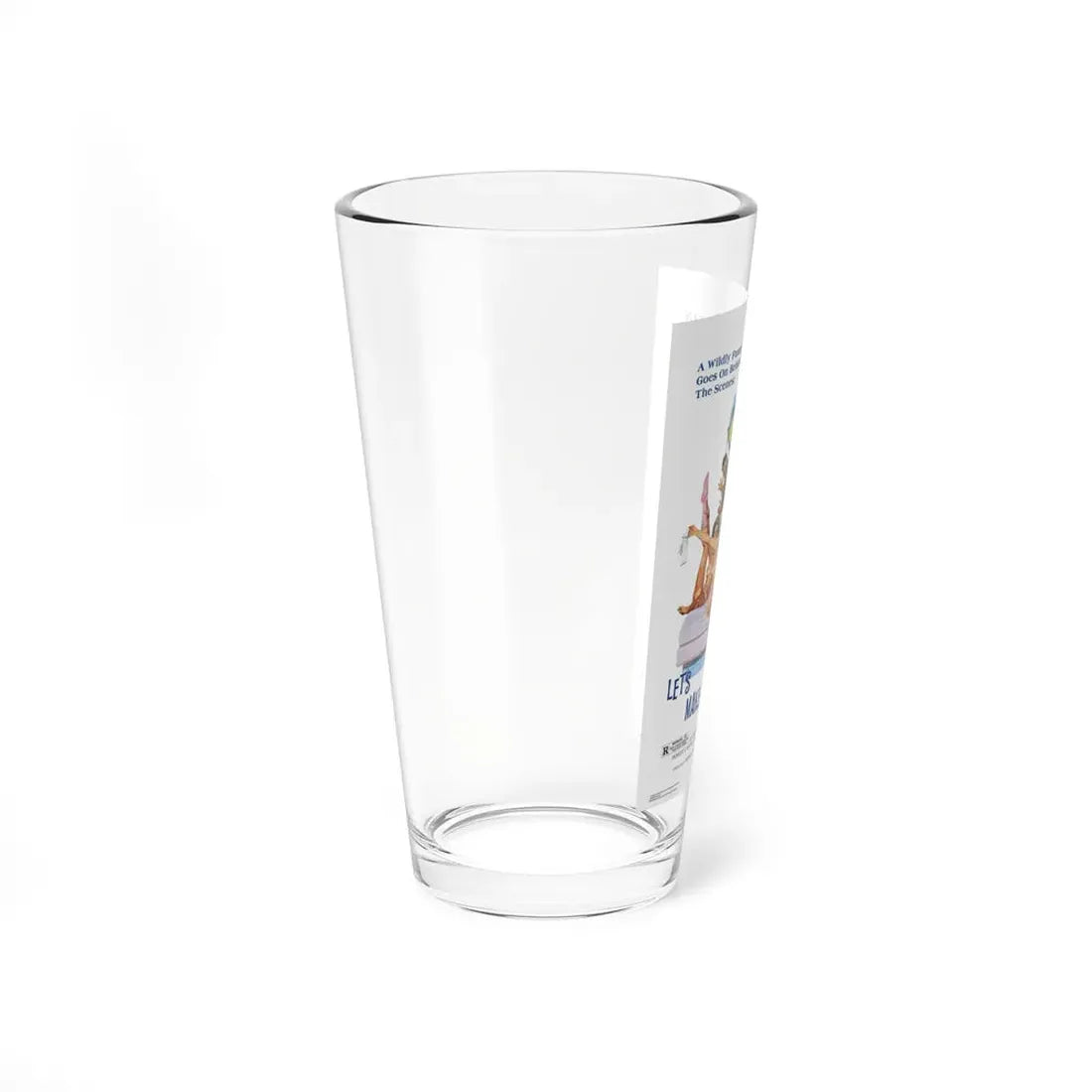 LET'S MAKE A DIRTY MOVIE 1976 Movie Poster - Pint Glass 16oz - Go Mug Yourself
