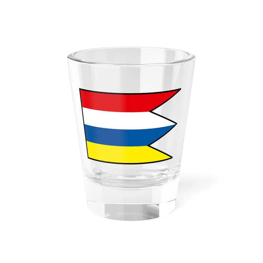 Letanovce Spisska Nova Ves Flag (Slovakia) Shot Glass 1.5oz 1.5oz - Go Mug Yourself