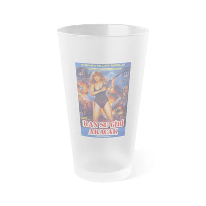 LETHAL PANTHER 1990 Movie Poster - Frosted Pint Glass 16oz-16oz-Frosted-Go Mug Yourself