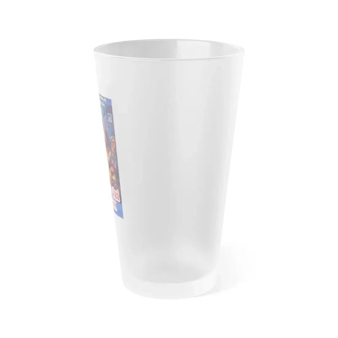 LETHAL PANTHER 1990 Movie Poster - Frosted Pint Glass 16oz - Go Mug Yourself