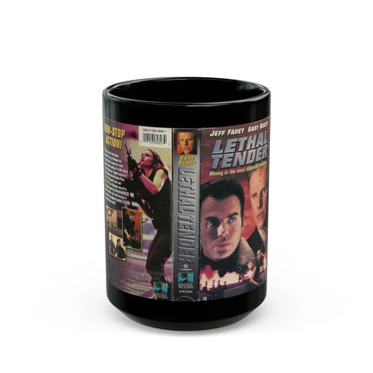 LETHAL TENDER JEFF FAHEY GARY BUSEY (VHS COVER) - Black Coffee Mug 15oz - Go Mug Yourself