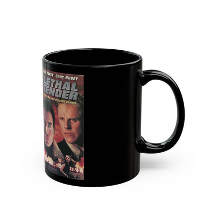 LETHAL TENDER JEFF FAHEY GARY BUSEY (VHS COVER) - Black Coffee Mug-Go Mug Yourself