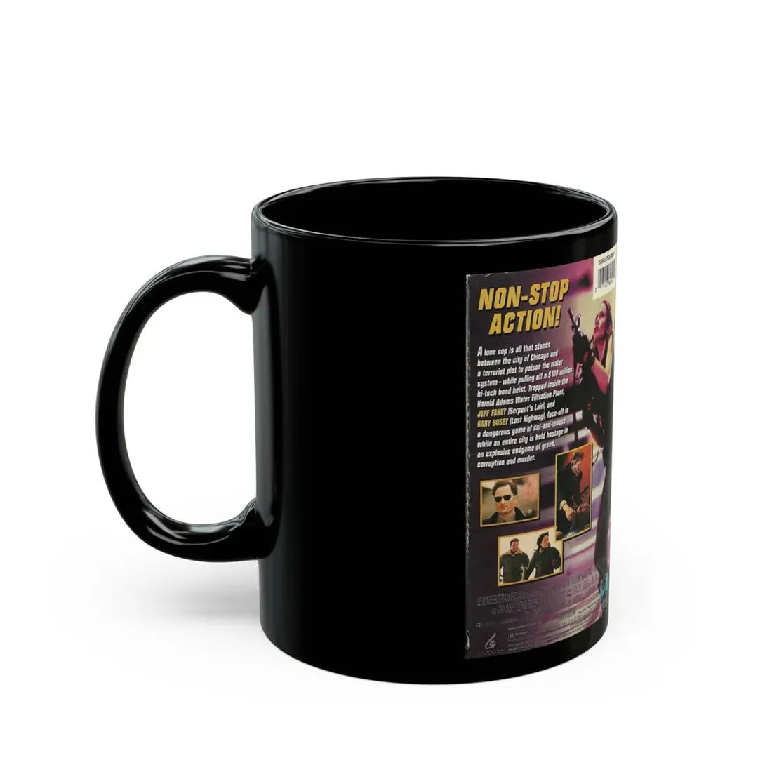 LETHAL TENDER JEFF FAHEY GARY BUSEY (VHS COVER) - Black Coffee Mug - Go Mug Yourself